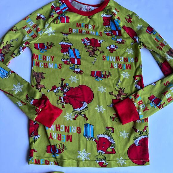 The Grinch Christmas Pajama Set - Size 12 - Green & Red - Picture 2 of 3